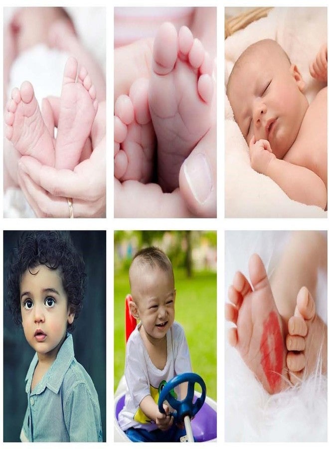 RKDECOR ملصق RKDECOR للمواليد الجدد، يُعلق على الحائط، مناسب للحوامل، عبوة من 6 ملصقات (مقاس 12 × 18 بوصة) - النمط 7 - Image 1